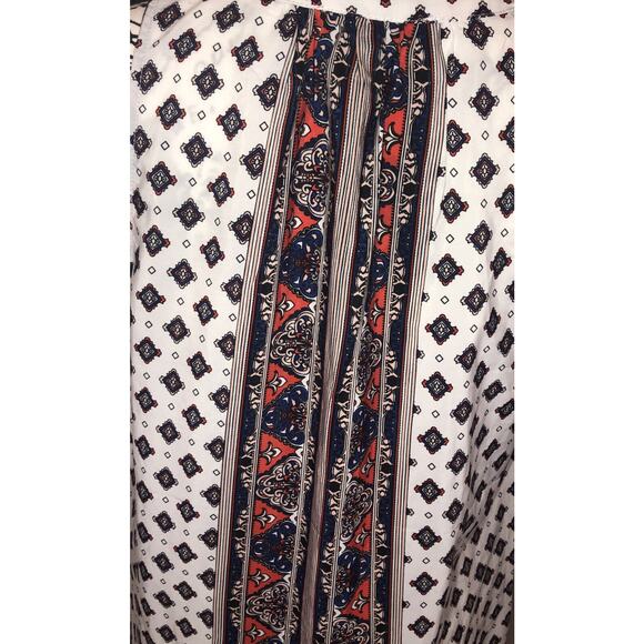 Jasmine &‎ Juliana Sleeveless Top Navy/Red Floral EUC Size M - Picture 7 of 11